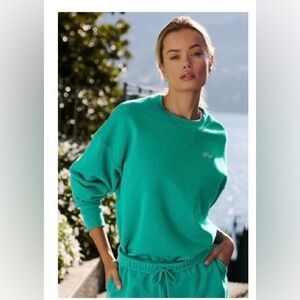 ALO YOGA ACCOLADE CREW NECK PULLOVER
SPRUCE GREEN